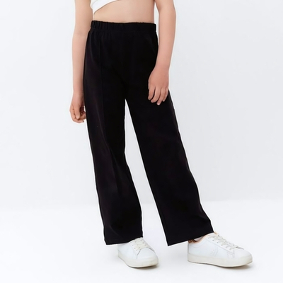 Брюки для девочек чёрный, р.110 9549474 (MINAKU)