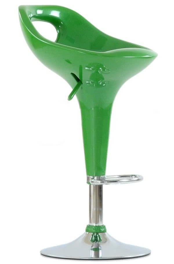 Стул барный  Taranto ЗЕЛЕНЫЙ/ХРОМ