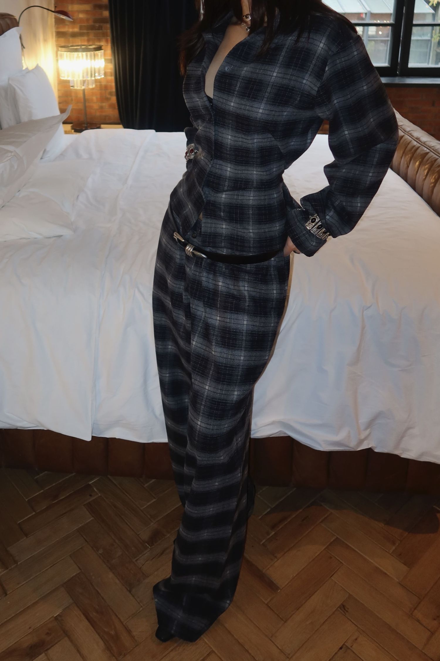 пижамные брюки stamba, black