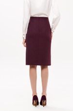 4905 Юбка женская (бордо)
