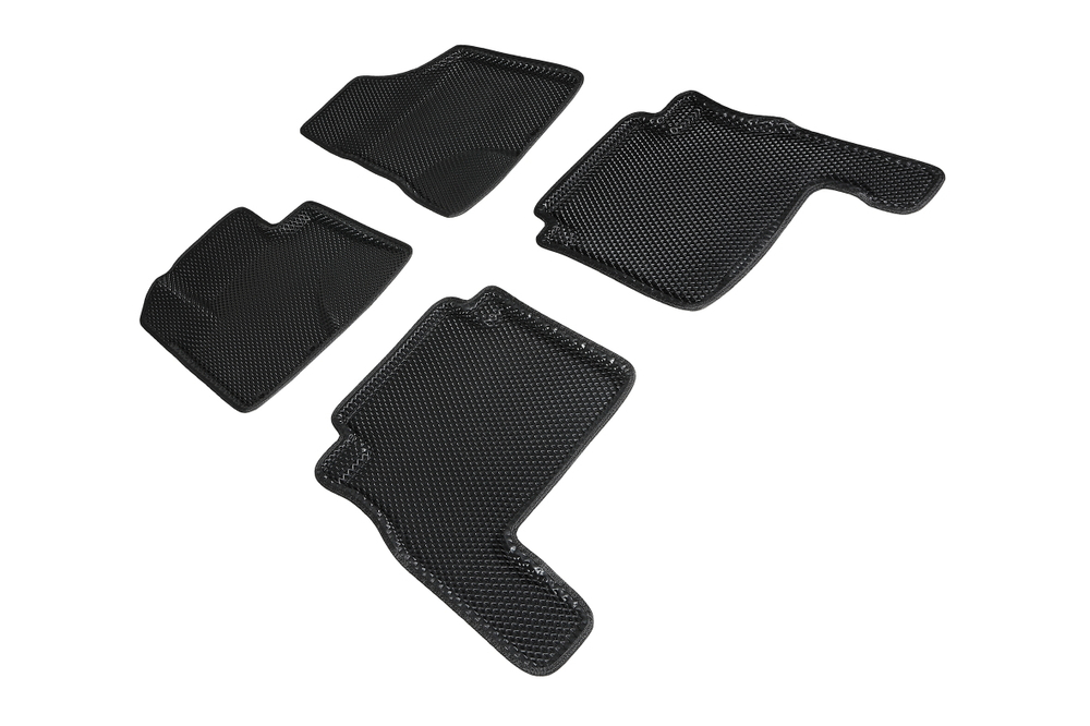 Коврики EVA 3D ромб для Hyundai Santa Fe II рест. 2010-2012, Seintex.95287
