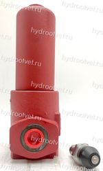 WKDFBN/HC110G10C1.1 - Напорный фильтр гидравлический одинарный модели DF тонкость фильтрации 10 мкм, типоразмер 110, вид присоединения: резьба G3/4, материал корпуса - чугун, рабочее давление до 420 бар, электрический индикатор загрязнения