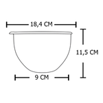 Миска с крышкой "efox" для кормления и хранения, из бамбука, форма чаша
