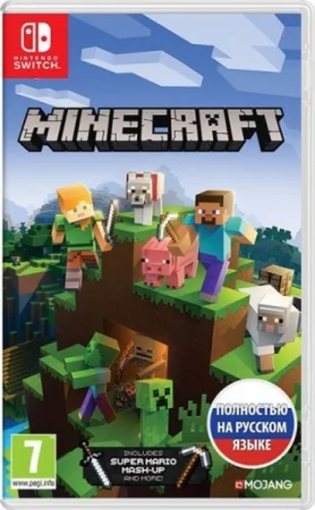 Minecraft (Nintendo Switch, Полностью на русском языке, Б/У, без коробки)