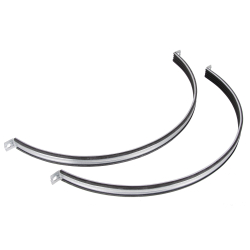 Хомут для воздуховода SHUFT с резиновым профилем 400мм (шпилька)