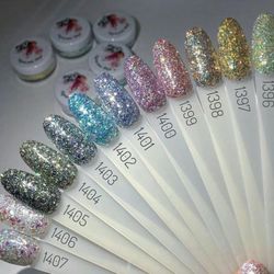 Zoo nail Микс шестигранников “Крылья Феи» 1405