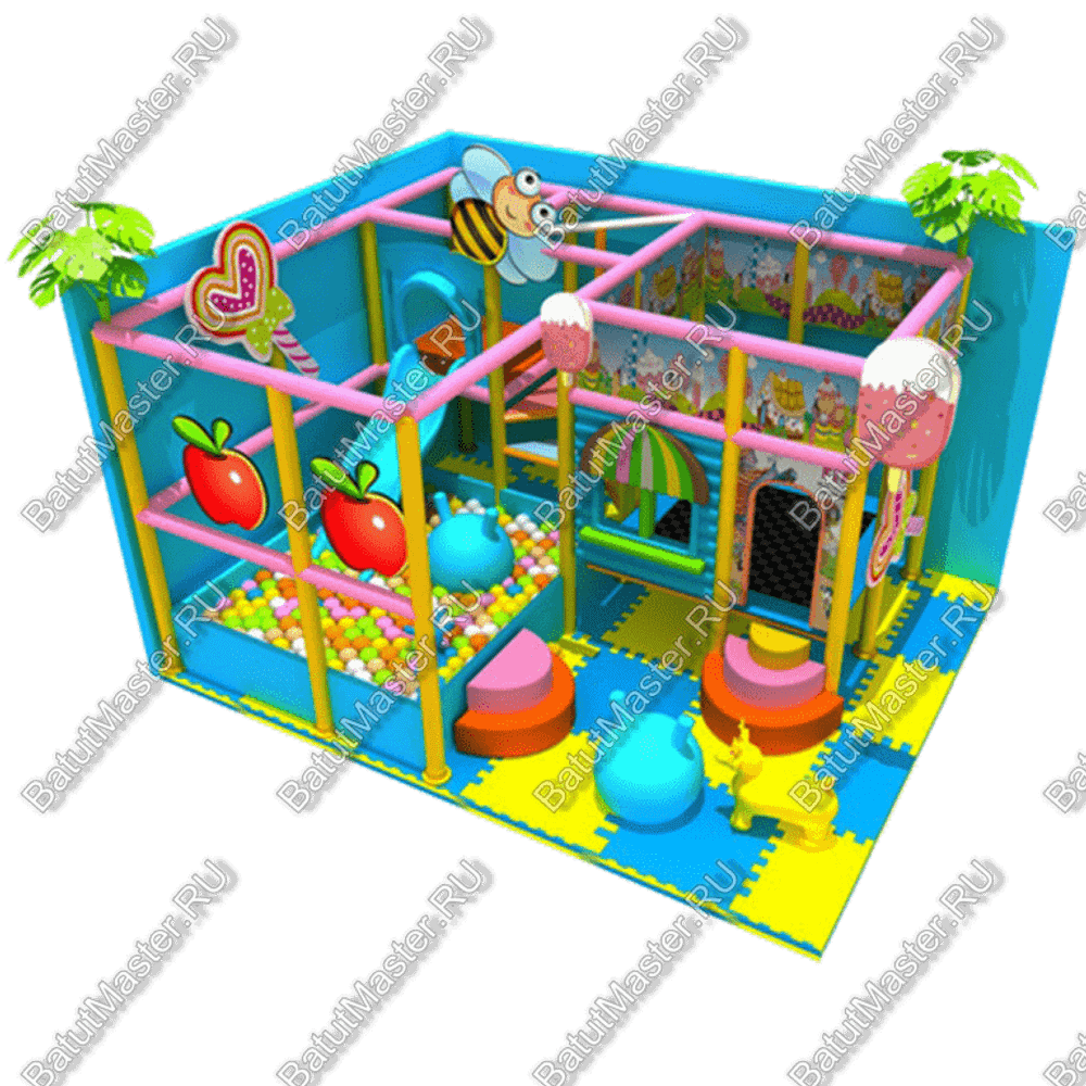 Детский игровой лабиринт «Яблочный кекс»