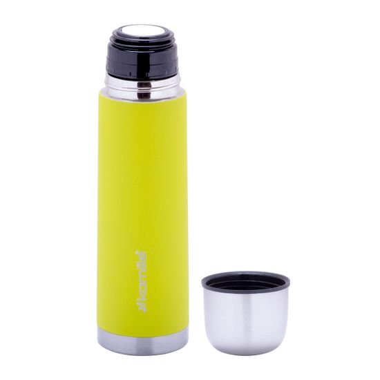 Термос 500 мл. из нержавеющей стали Kamille KM-2001A с прорезиненным покрытием