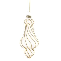 GAEM Украшение новогоднее "Фигурная сосулька", L5,5 W5,5 H13 см, 3в.