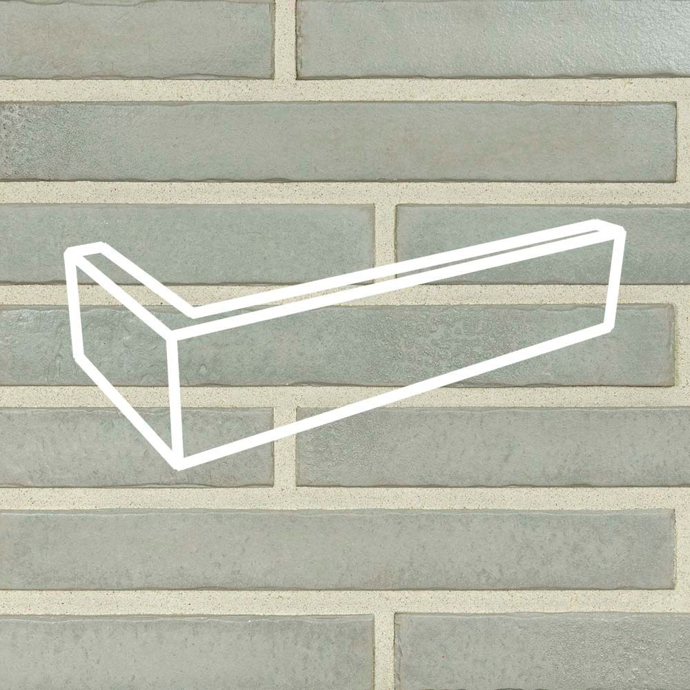 Облицовочная плитка угловая Lifebrick Лонг 201, 235х110х50х15 мм