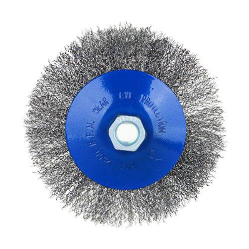 Щетка металл. РОКОТ для УШМ 125мм/М14 тарелка (90шт/кор)