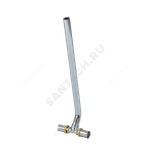 Тройник МП/PE-X для подключения труб к радиатору латунь пресс Дн 16 RM158 Giacomini RM158X034