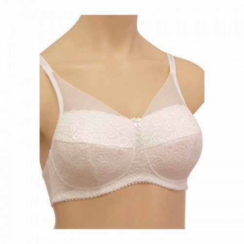 ЛФ0900 Бюстгальтер для фиксации экзопротеза молочной железы  (95D, серебристый пион)