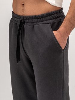 Шорты мужские трикотажные. Графит