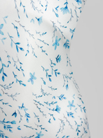 Платье-комбинация Ailuna collection 777 атласное в цветок на лямках с регулировкой