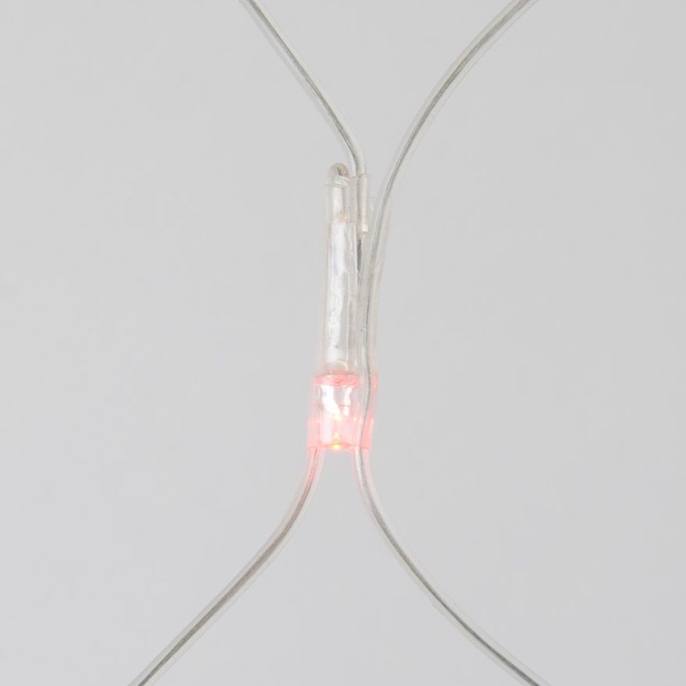 ULD-N2520-240-DTA RED IP20 Сетка светодиодная с контроллером. 240 светодиодов. 2.5х2 м. красная. IP20. провод прозрачный