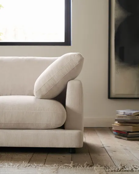 Трехместный диван Gala, 210 см, бежевый