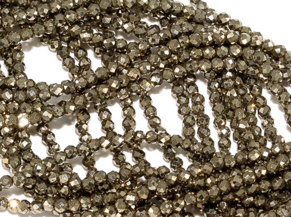 Пирит 2,8мм, огранка