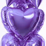 Сердце 18" Фиолетовый / Violet Fm