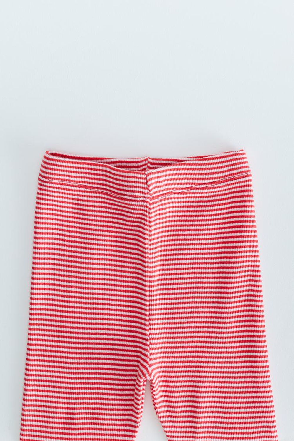 ZARA TIMELESS — ЛЕГГИНСЫ В ПОЛОСКУ, КРАСНЫЙ
