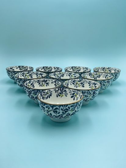 Пиала 11х6 см. "Япония" синий декор