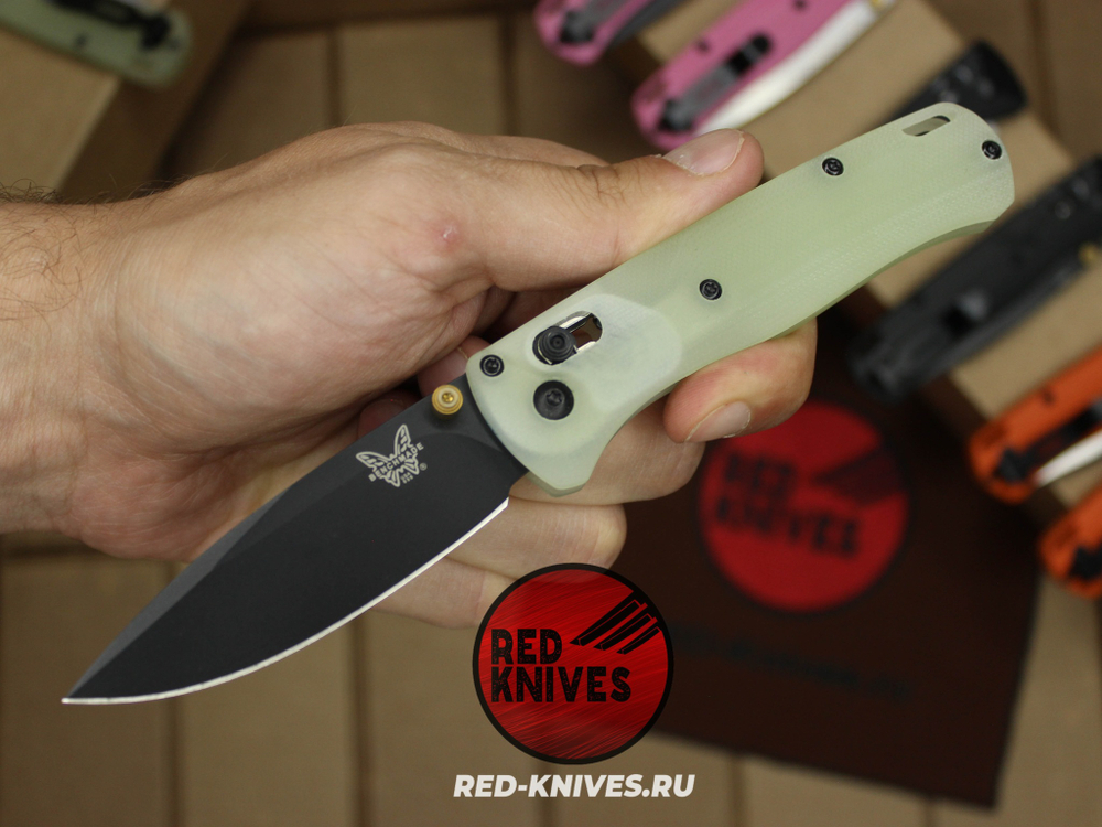 Нож Benchmade 535 Bugout G10 A+++ - натурал рук., черный клинок RK/Н52