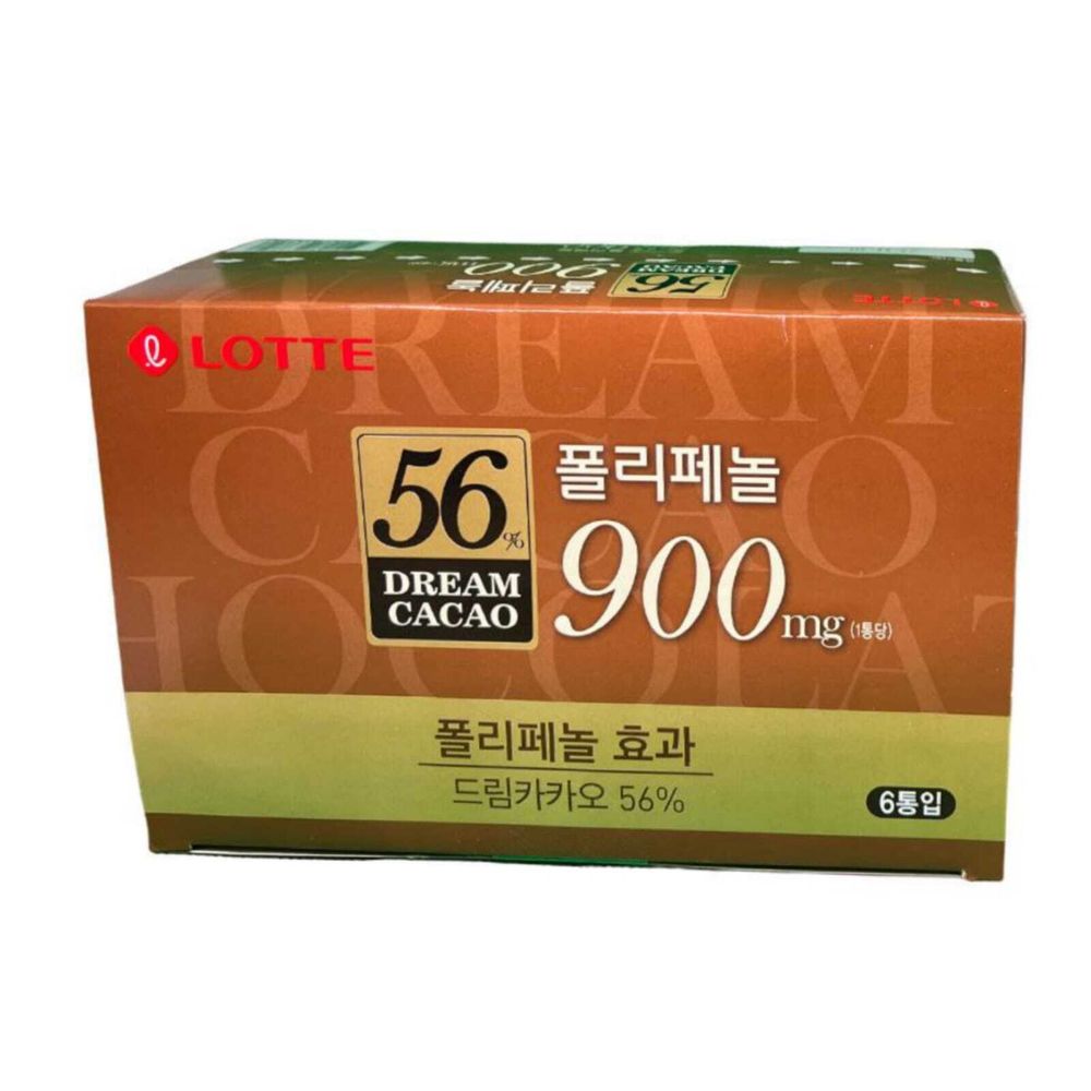 Lotte Dream Cacao Шоколад в кубиках Дрим Какао 56% 86 г 6 шт