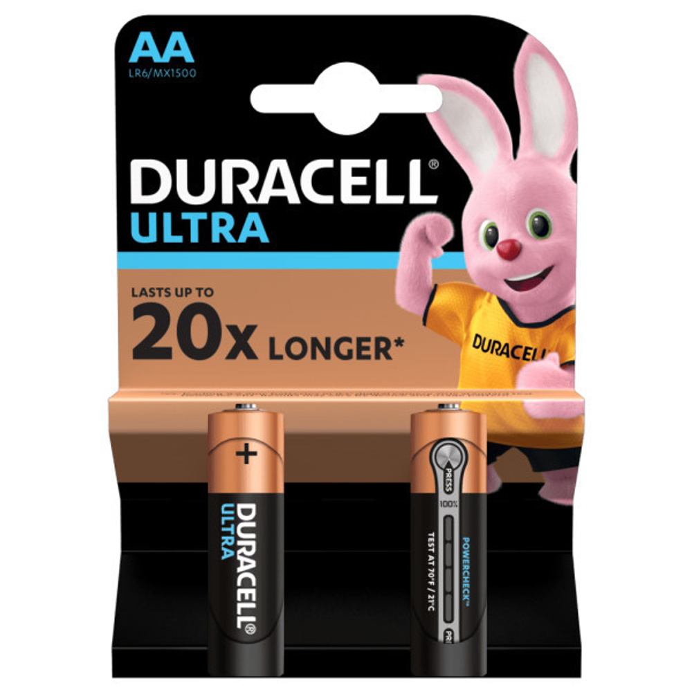 Элемент питания Duracell LR6-2BL Ultra Power