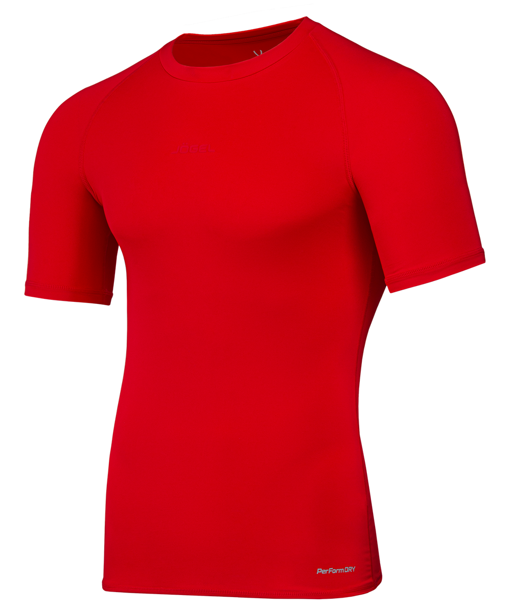 Футболка компрессионная Jögel PerFormDRY Baselayer Tee SS 2, красный