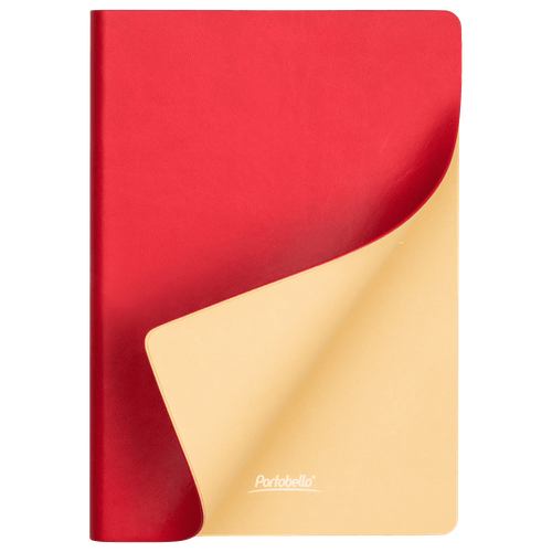 Ежедневник Latte NEW недатированный, красный/бежевый