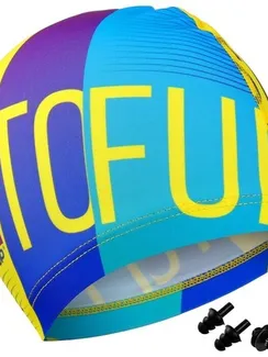 Набор взрослый Swim: шапочка для плавания+беруши+зажим для носа