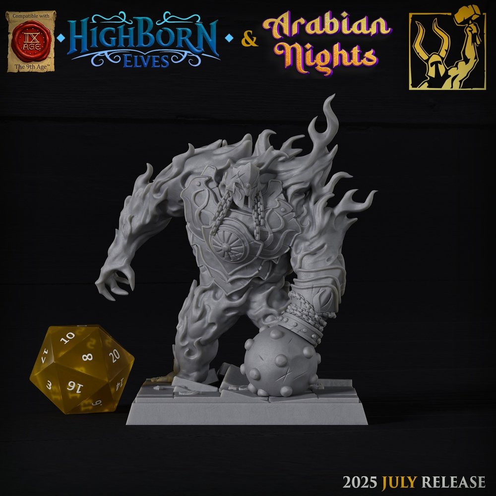 Araby Fire Golem