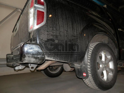 Фаркоп оцинкованный Galia N052A для Nissan Navara D40 2005-(паспорт и сертификат в комплекте)(без электрики)