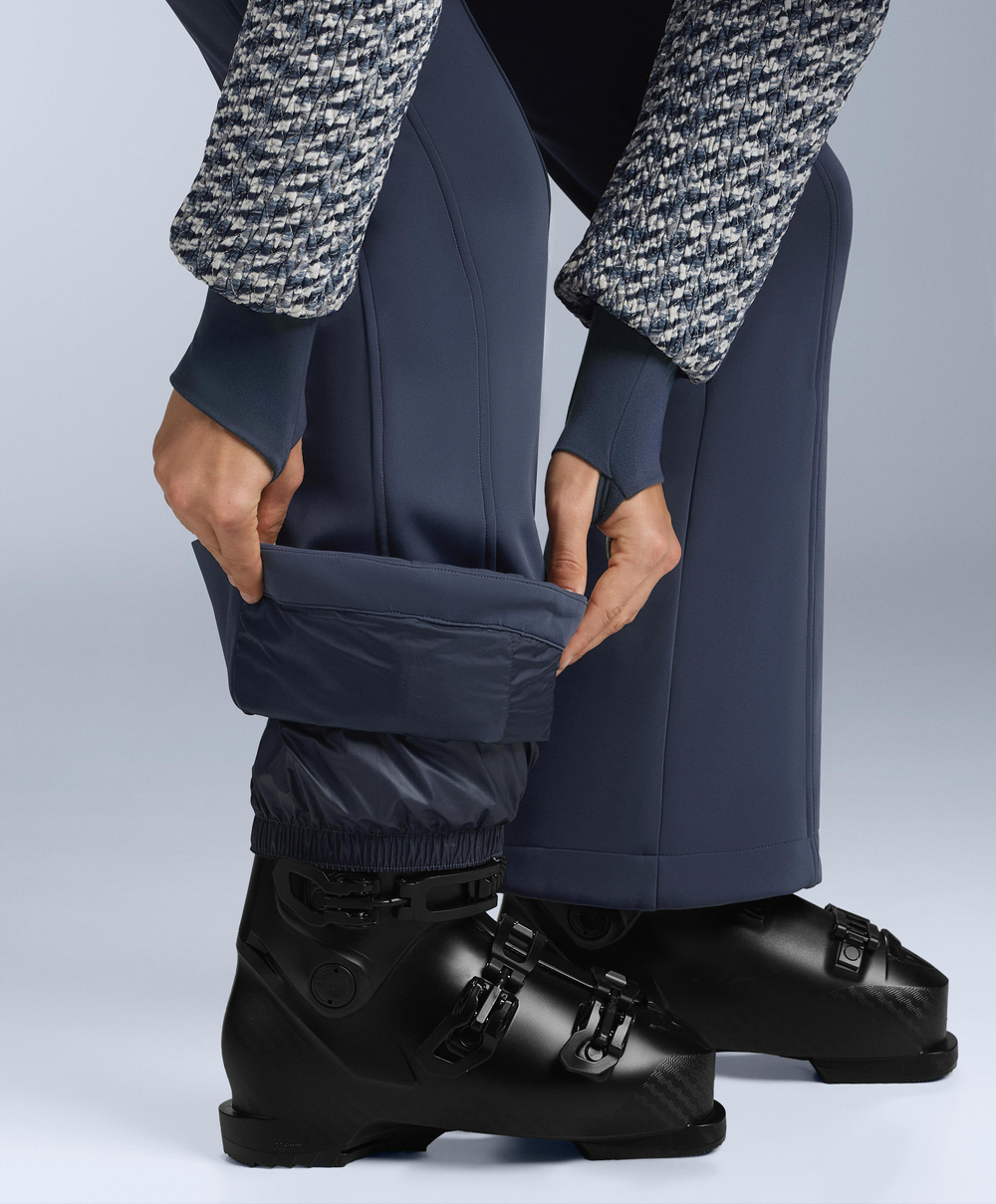 Oysho Водонепроницаемый комбинезон MINARDI PIUME SKI с утеплителем из ткани Twist, темно-синий
