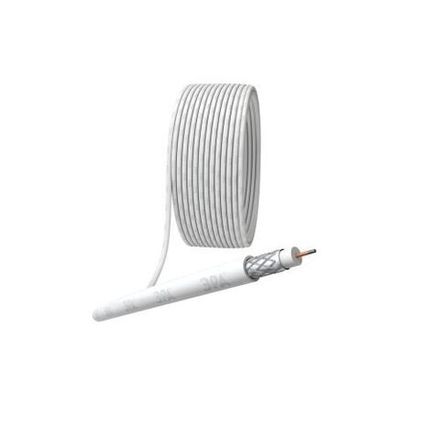Кабель коаксиальный RG-6U 75 Ом CCS/(оплетка Al 48%) PVC бел. (уп.10м) Simple Эра Б0044598