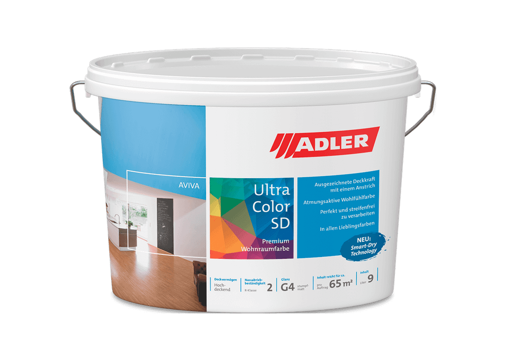 Aviva Ultra-Color SD - премиальная краска для внутренних работ | Adler (Австрия)