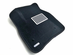 Коврики салона для VOLKSWAGEN Touareg (2002-2009)/PORSCHE Cayenne (2002-2009) Euromat 3D Lux черные. Арт. EM3D-004100