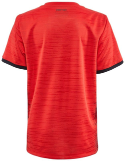 Детская теннисная футболка Lotto Top Ten II B Tee Printed PL - red poppy