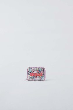 ZARA ВИНИЛОВЫЙ КОШЕЛЕК HELLO KITTY AND FRIENDS ©, ЭКРЮ