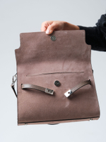 Замшевая сумка Rachel DBR 31361 капучино