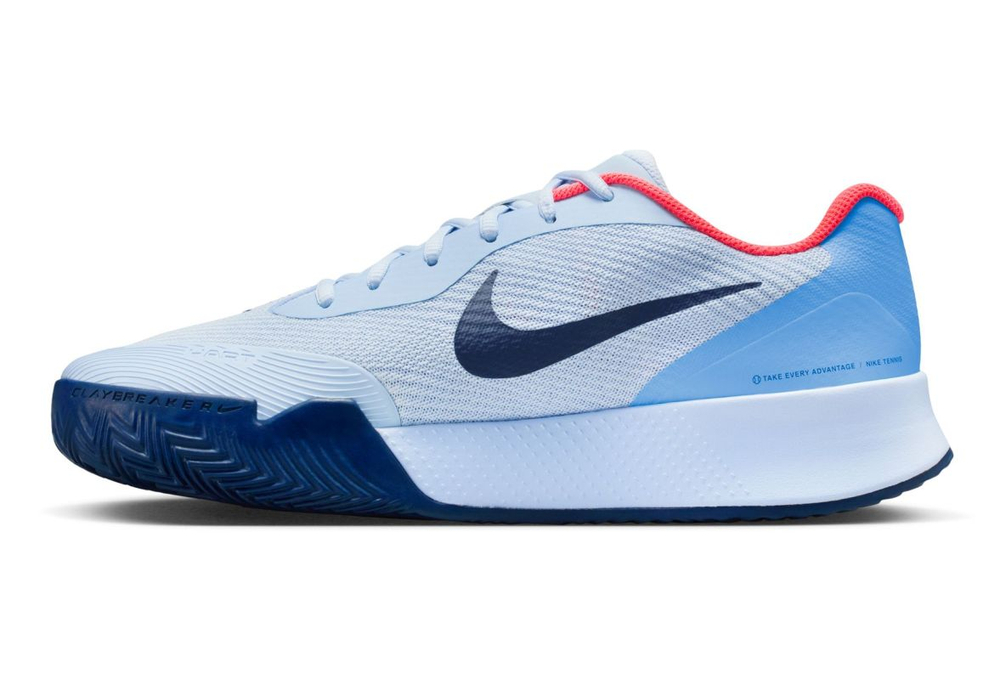 Мужские теннисные кроссовки Nike Vapor Lite 3 Clay - hydrogen blue/midnight navy/hot lava