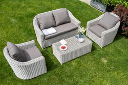 "Кон Панна" кресло из искусственного ротанга, цвет бежевый