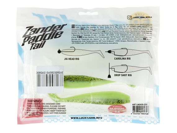 Виброхвосты LJ 3D Series Zander Paddle Tail 4.8in (12.00)/Z06 4шт.