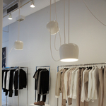 Pendant design lamp  AIM by Flos (1 lampshade ,  White,  Size S)