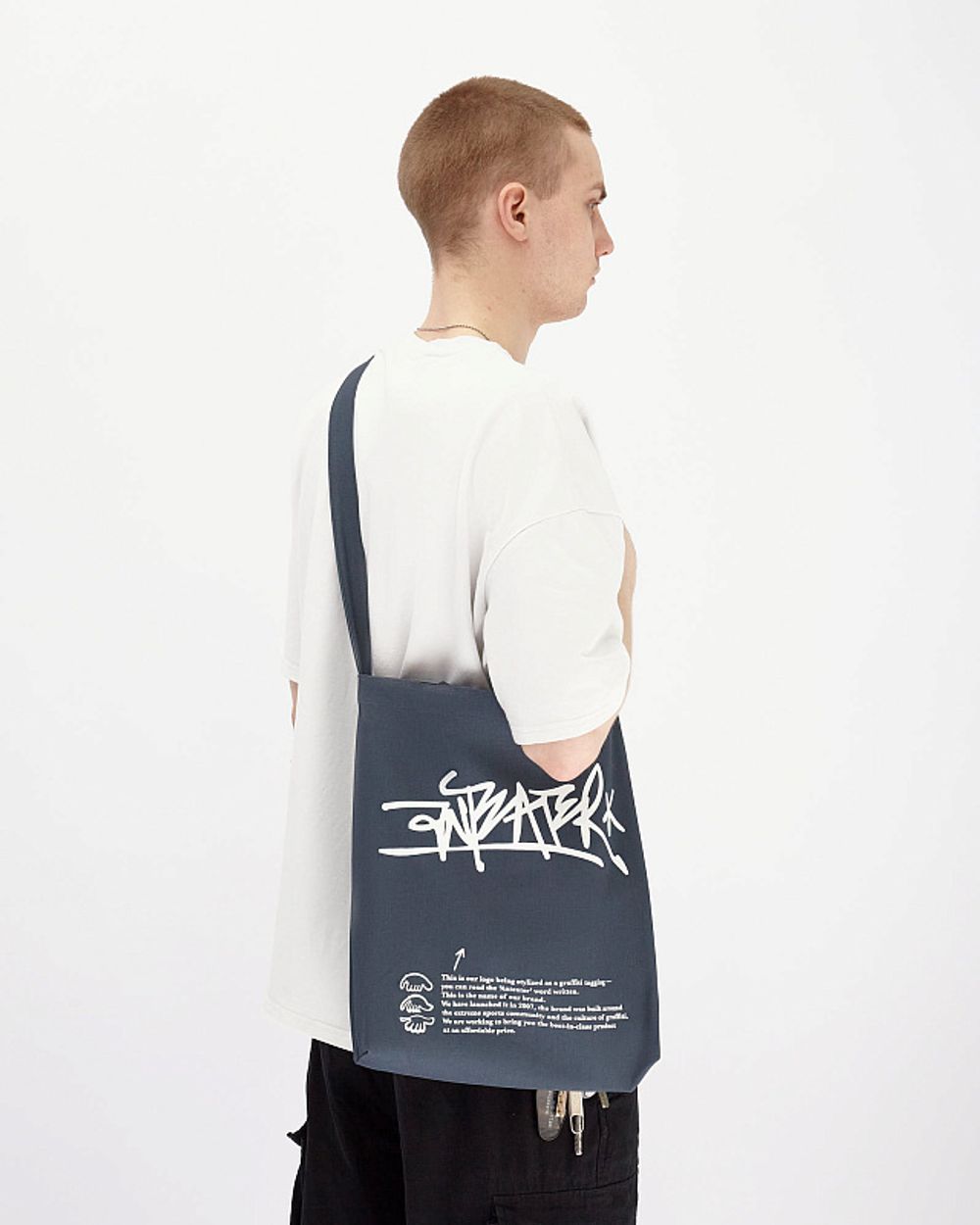 Шоппер Anteater Tag Dark Grey