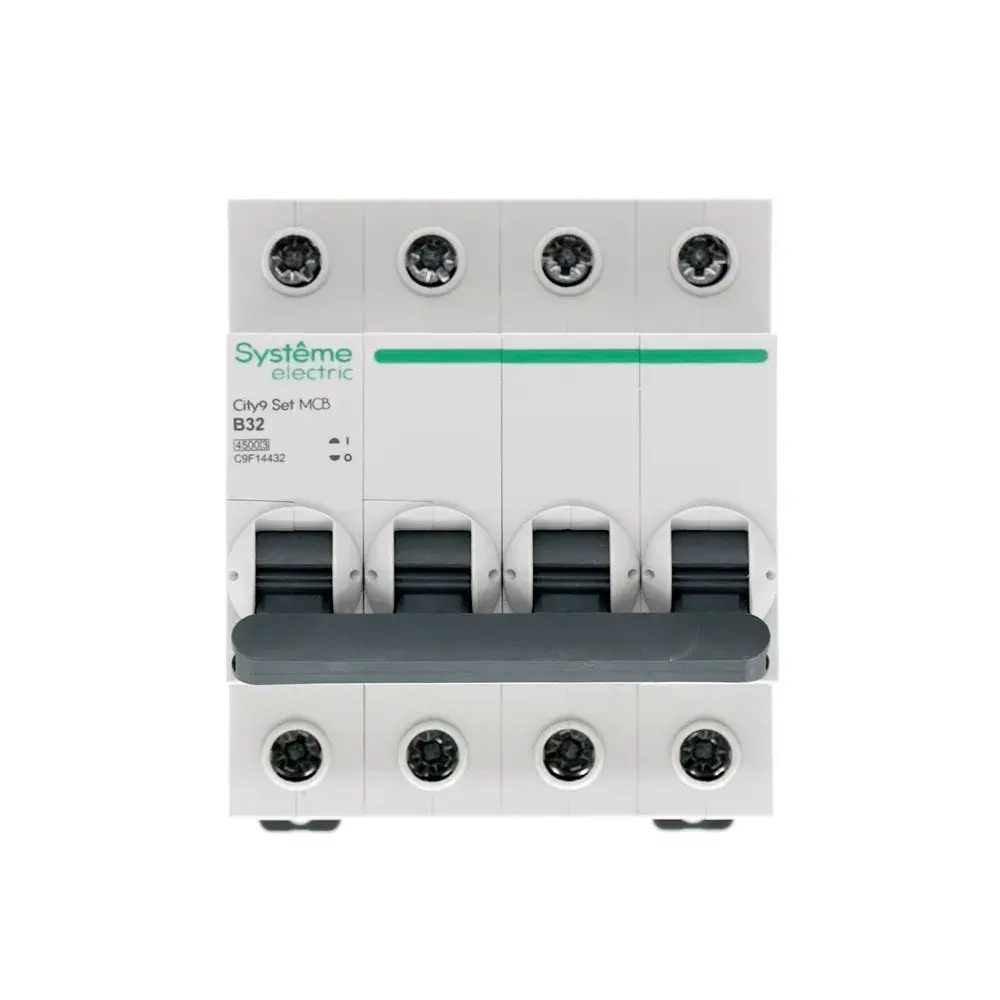 City9 Set Автоматический выключатель (АВ) B 32А 4P 4.5kA 400В