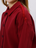 Жакет рубашка укороченная