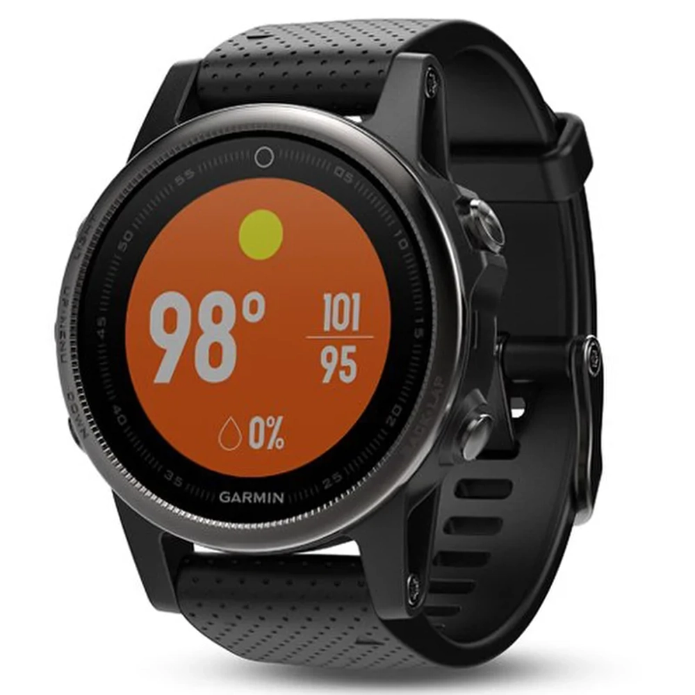 Смарт-часы Garmin Fenix 5s Sapphire, черный, 010-01685-11