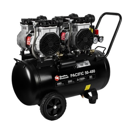 Компрессор поршневой безмасляный QUATTRO ELEMENTI PACIFIC 50-480 915-366