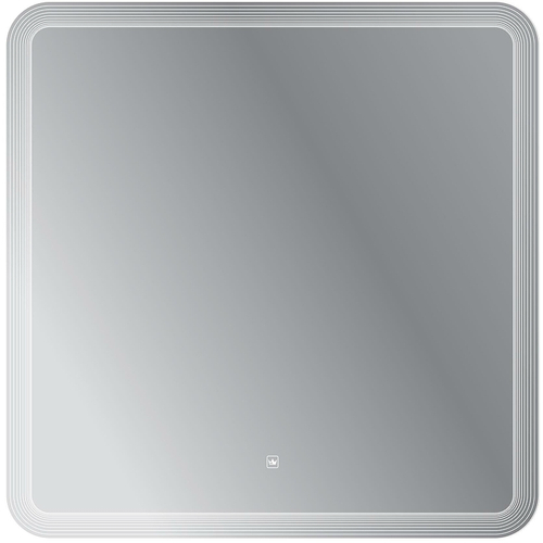 Зеркало Cezares Duet 80 CZR-SPC-DUET-800-800-LED-TCH с подсветкой с лазерной гравировкой и сенсорным выключателем
